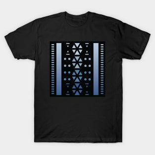 “Dimensional Knowledge (1)” - V.2 Blue - (Geometric Art) (Dimensions) - Doc Labs T-Shirt